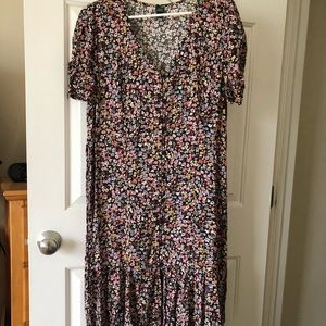 NWOT Floral Midi Dress